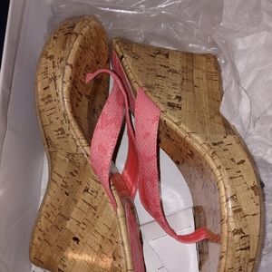 Women styling sandals